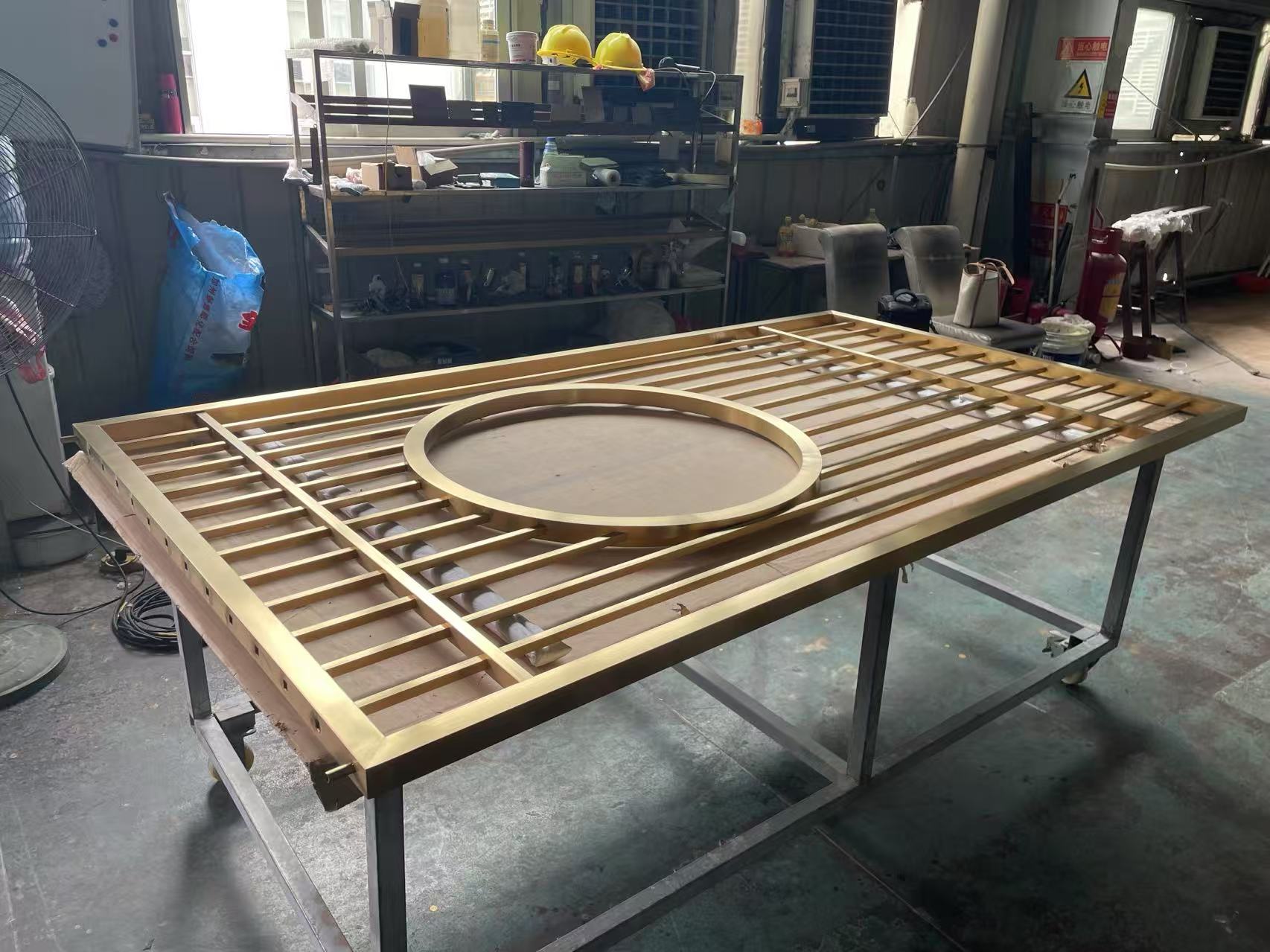 Decorative Stainless Steel Laser-Cut Partition – Custom Sizes & Patterns Available
